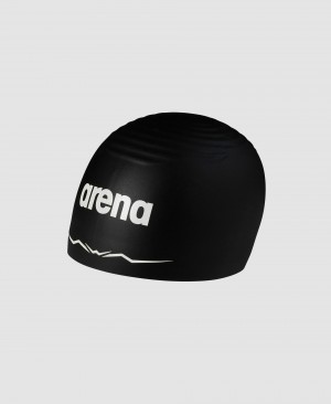 Black Arena Aquaforce Wave Men's Swim Cap | 37752612