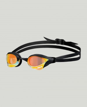 Black Arena Cobra Core Swipe Mirror Women's Swimming Goggles | 83766715