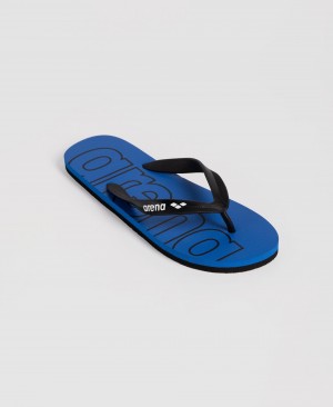 Black Arena Flip Flop Arena Hook Men's Flip Flops | 79230205