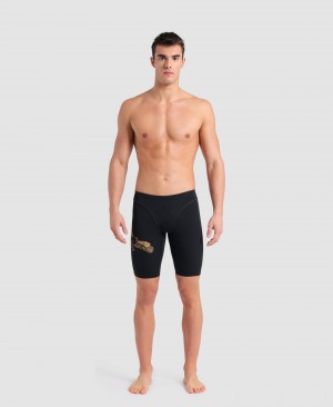 Black Arena Kristof Milak Signature Jammer Men's Swim Shorts | 40452836