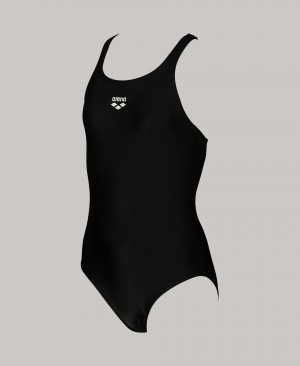 Black Arena Lts Jr Pro Back Girls' Swimsuits | 98347431