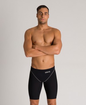 Black Arena Powerskin St 2.0 Jammer Men's Racing Suit | 83868565