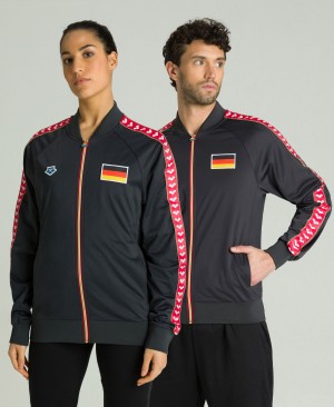 Black Arena Relax Iv Nations Team Men's Jackets | 46721739