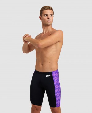 Black Arena Ride The Wave Jammer Men's Swim Shorts | 95635514