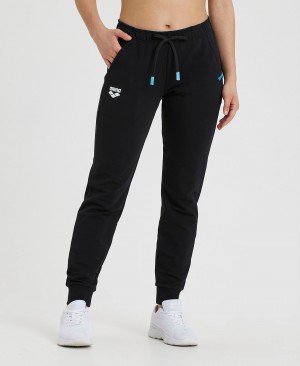 Black Arena Solid Team Women's Pants | 88150110