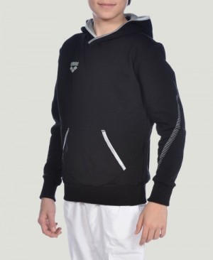 Black Arena Team Line L/S Boys' Hoodie | 86654326