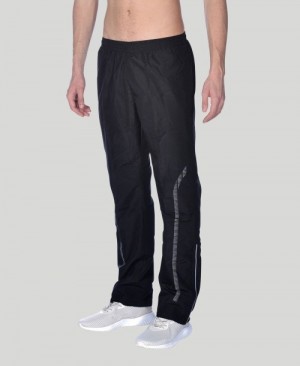 Black Arena Team Line Warm-up Women's Pants | 90376480