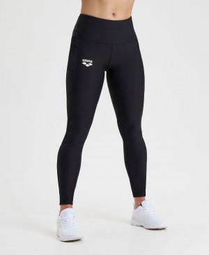 Black Arena Team Long Panel Women's Tight | 1104452