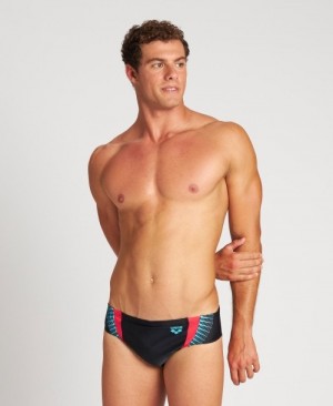 Black Arena Threefold Men's Briefs | 97836861