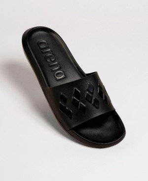 Black Arena Urban Men's Sandals | 13764346