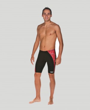 Black Arena Water Jammer Men's Swim Shorts | 18772372