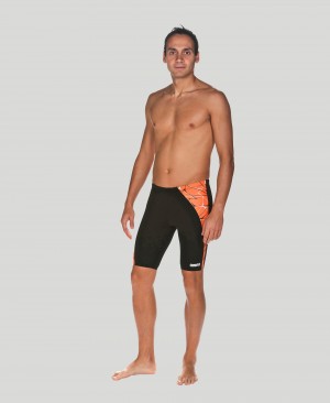 Black Arena Water Jammer Men's Swim Shorts | 39752959