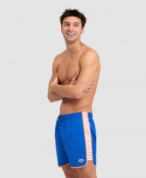 Blue Arena Icons Team Stripe Men's Boxer | 48319162