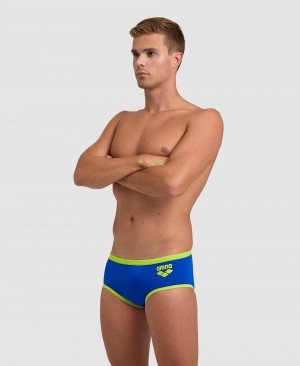 Blue Arena One Big Logo Men's Briefs | 75380820