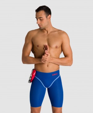 Blue Arena Powerskin Carbon Core Fx Jammer Men's Racing Suit | 17697624