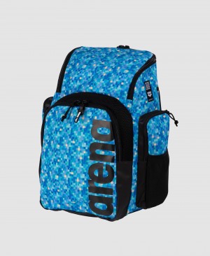 Blue Arena Spiky Iii 35 L Allover Print Women's Backpacks | 23250133