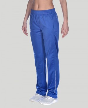 Blue Arena Team Line Knitted Poly Women's Pants | 34879057