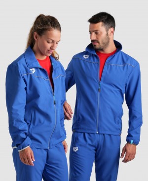 Blue Arena Team Sports Panel Men's Jackets | 46267510