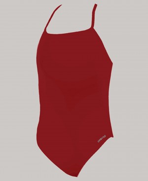 Burgundy Arena Mast Youth Light Tech Back Girls' Swimsuits | 51751648