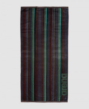 Green Arena Beach Multistripes Ii Men's Towels | 32224907