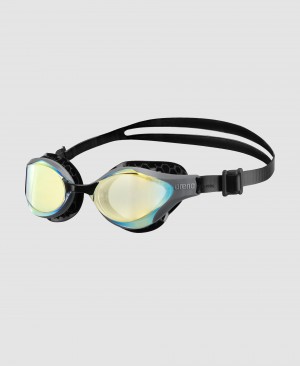 Grey Arena Air-bold Swipe Mirror Women's Swimming Goggles | 90103362