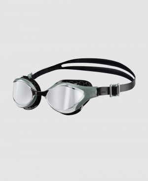 Grey Arena Air-bold Swipe Mirror Women's Swimming Goggles | 53913933