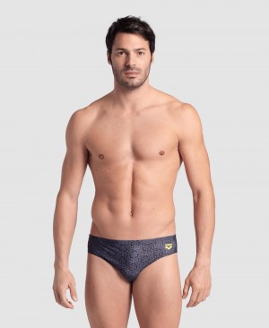 Grey Arena Camo Kikko Men's Briefs | 41926108