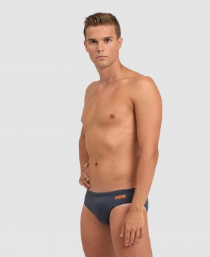 Grey Arena Team Solid Men's Briefs | 10458673