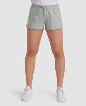 Grey Arena Team Solid Women's Shorts | 68556246