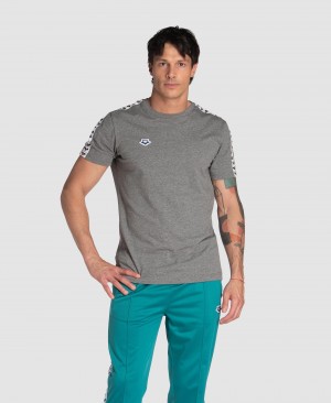 Grey Arena Team Us Men's T Shirts | 96474647