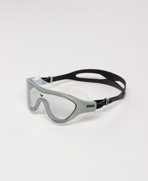 Grey Arena The One Mask Men's Swimming Goggles | 95190790