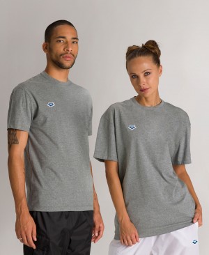 Grey Arena Uni Men's T Shirts | 98599987