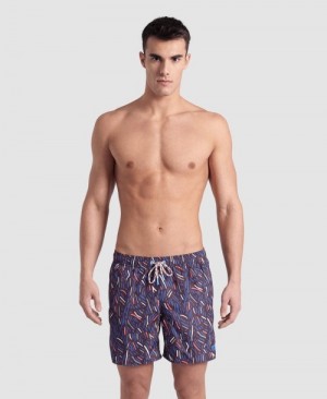 Multicolor Arena Allover Beach Men's Boxer | 57553693