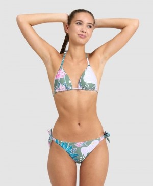 Multicolor Arena Allover Triangle Women's Bikinis | 30925604