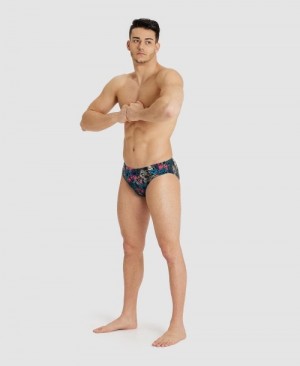 Multicolor Arena Drew Kibler Collection Men's Briefs | 70777401