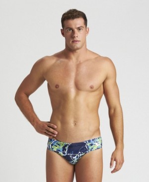 Multicolor Arena Earth Texture Men's Briefs | 80856121