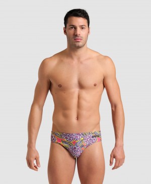 Multicolor Arena Hydrange Bouquet Men's Briefs | 90758435