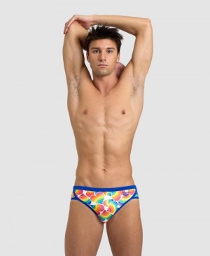 Multicolor Arena Pride Men's Briefs | 44702819