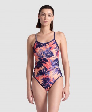 Multicolor Arena Reversible Challenge Back Women's Swimsuits | 80825248