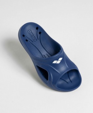 Navy Arena Hydrosoft Ii Junior Women's Sandals | 83306155