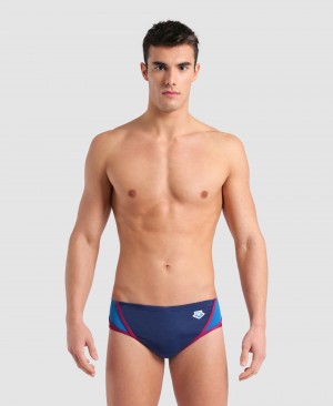 Navy Arena Icons Panel Men's Briefs | 71374027