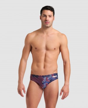 Navy Arena Kikko Pro Men's Briefs | 43931938