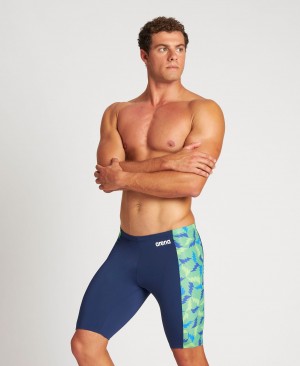 Navy Arena Lightning Colors Jammer Men's Swim Shorts | 11881713