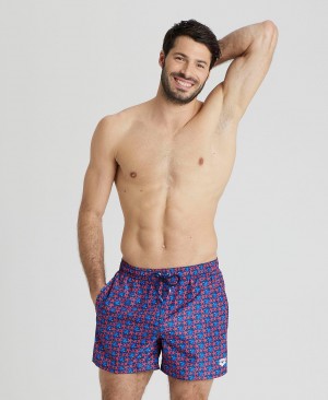 Navy Arena Llover Beach Men's Shorts | 29587019