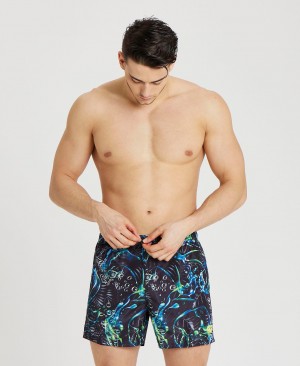 Navy Arena Llover Beach Men's Shorts | 92166210