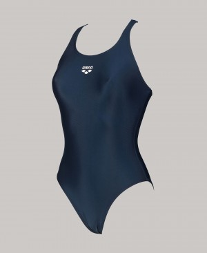 Navy Arena Lts Pro Back Women's Swimsuits | 81036022