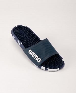 Navy Arena Marco Bi Pool Women's Slides | 3232718