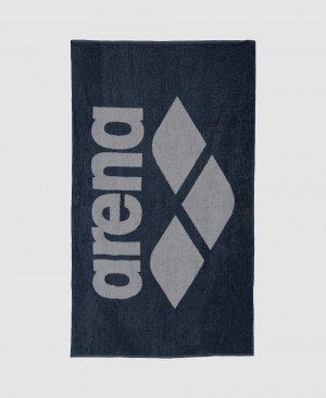 Navy Arena Pool Soft Men's Towels | 67824173