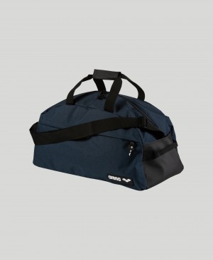 Navy Arena Team 25 L Men's Duffle Bags | 76556649