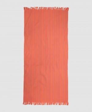 Orange Arena Beach Fouta Men's Towels | 93950890